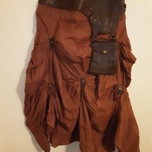 Steam punk style skirt